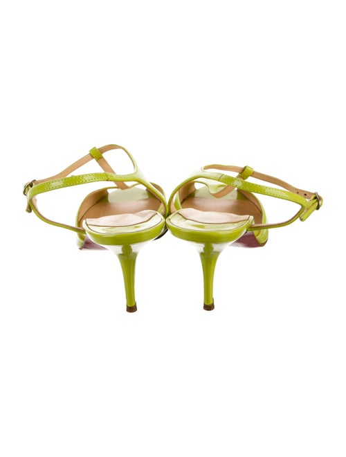 Christian Louboutin Patent Leather T-Strap Pumps