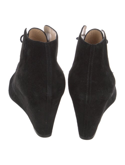 Christian Louboutin Suede Lace-Up Boots