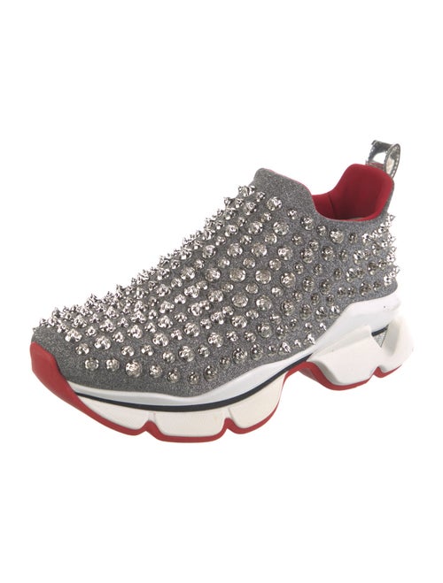 Christian Louboutin Spike Accents Studded Accents Sock Sneakers