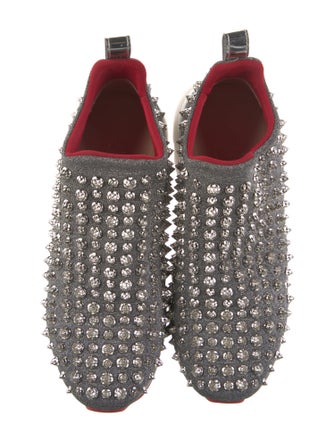 Christian Louboutin Spike Accents Studded Accents Sock Sneakers