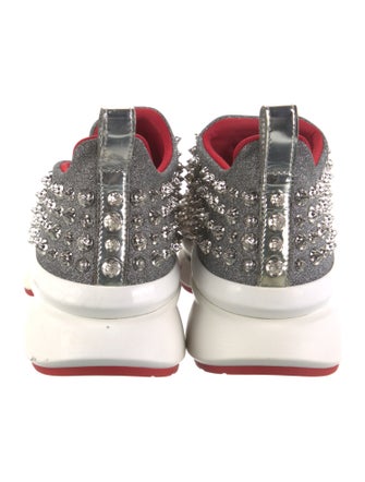 Christian Louboutin Spike Accents Studded Accents Sock Sneakers