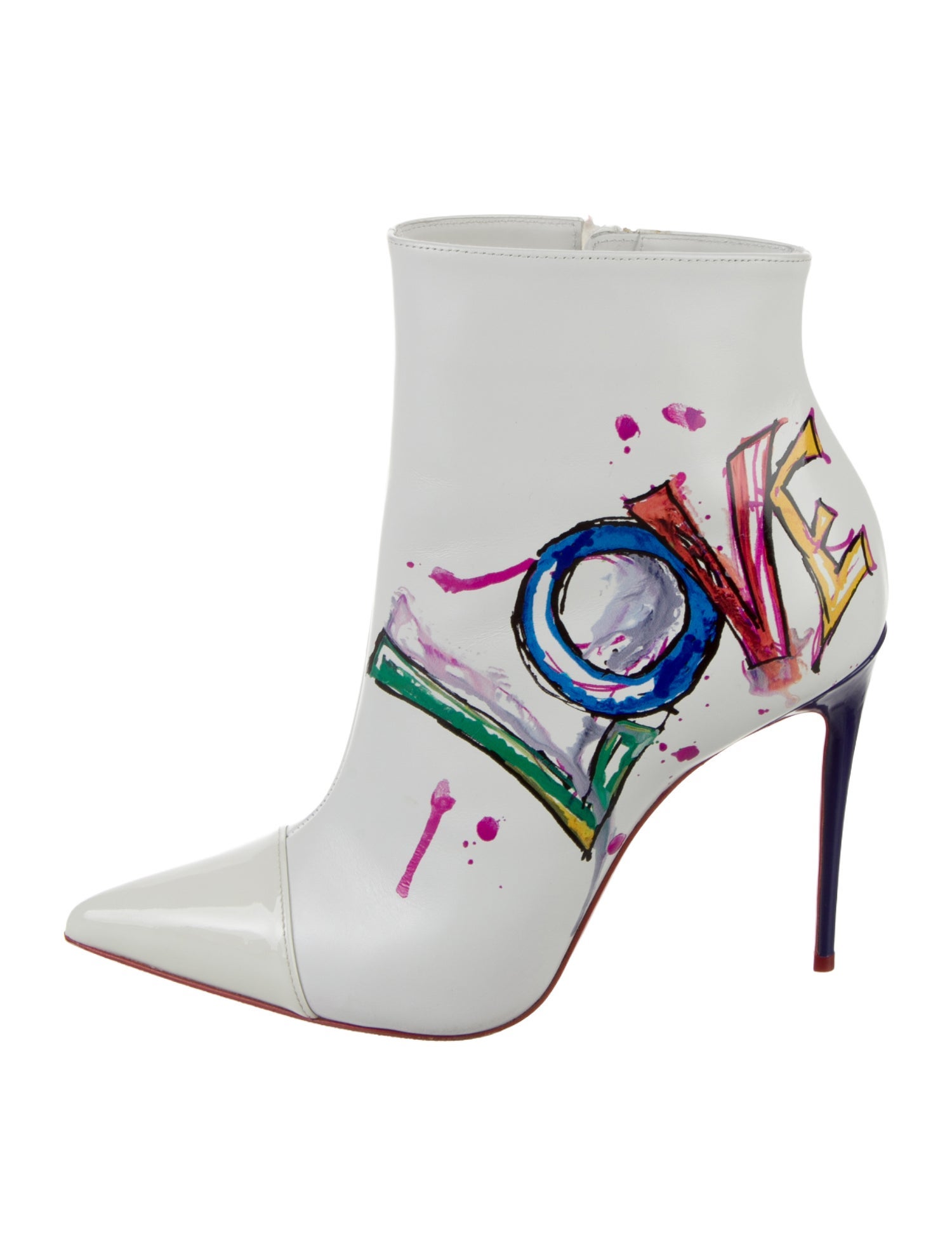 Christian Louboutin Love Spike Accents Boots