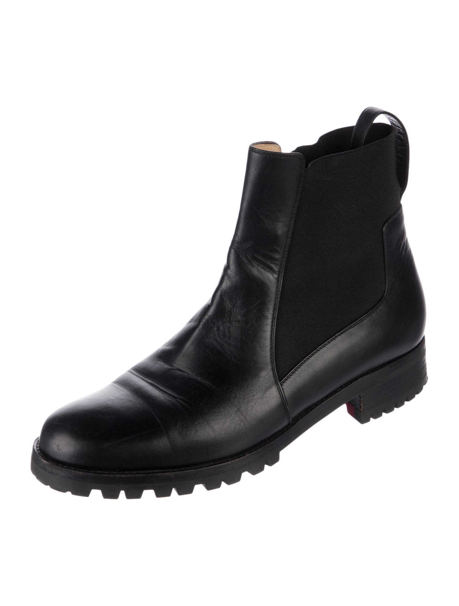 Christian Louboutin Marchacroche Leather Chelsea Boots