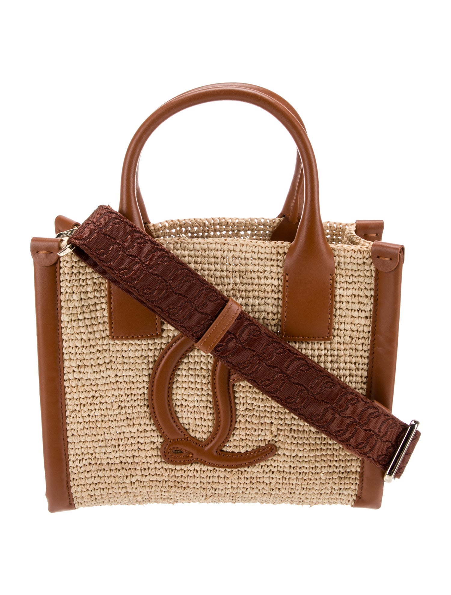 Christian Louboutin Raffia By My Side w/ Tags