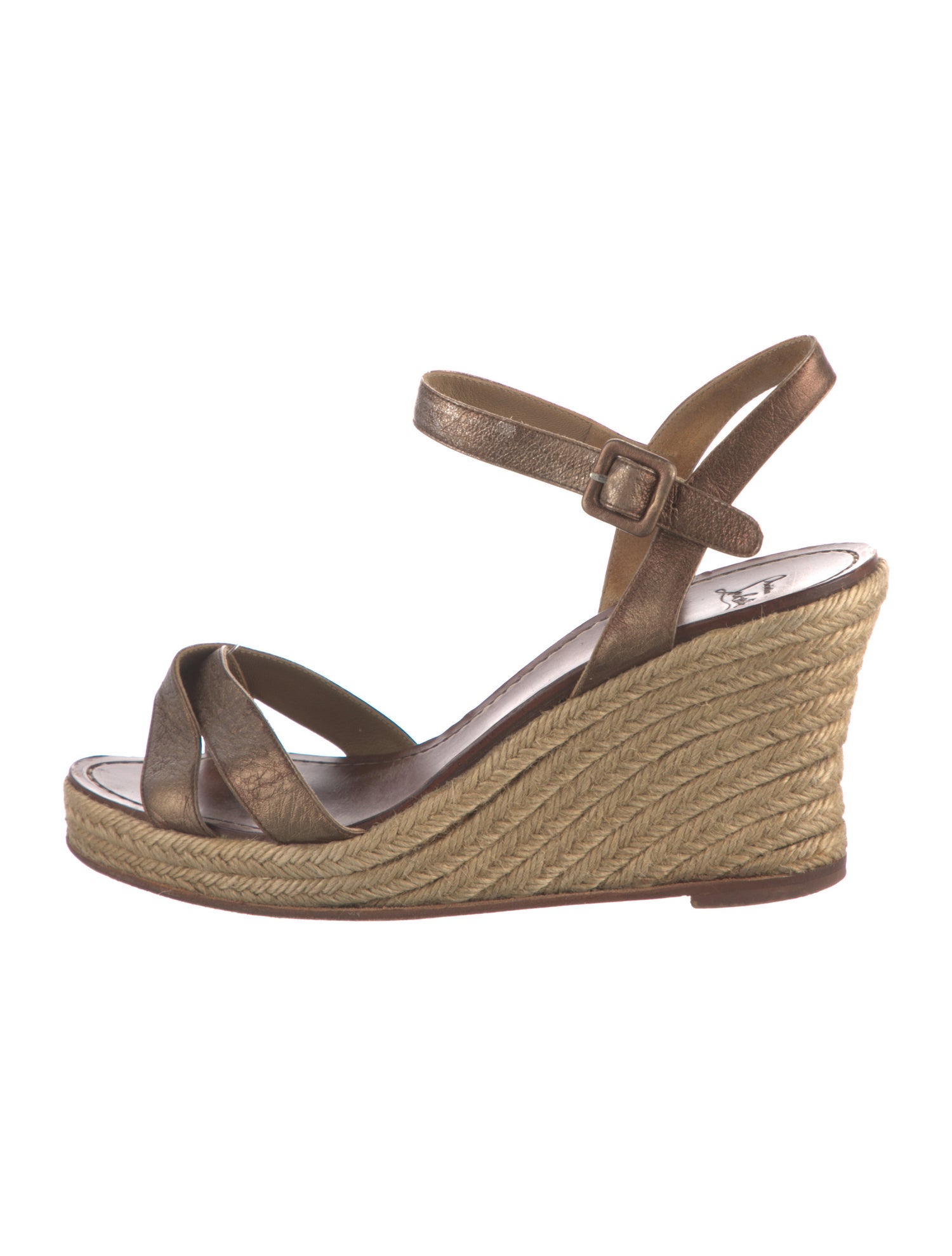 Christian Louboutin Leather Espadrilles