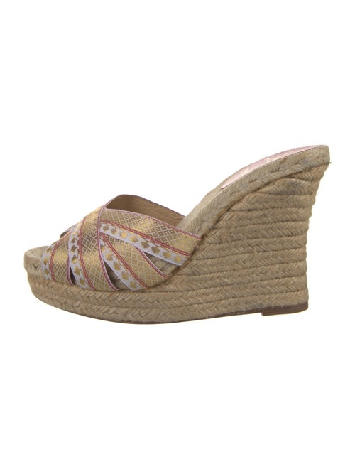 Christian Louboutin Canvas Printed Espadrilles