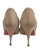 Christian Louboutin Canvas Bow Accents Pumps