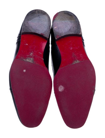 Christian Louboutin Leather Lasercut Accents Brogues