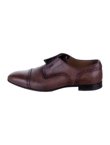 Christian Louboutin Oxfords Leather Lasercut Accents Brogues EU 42 | 9