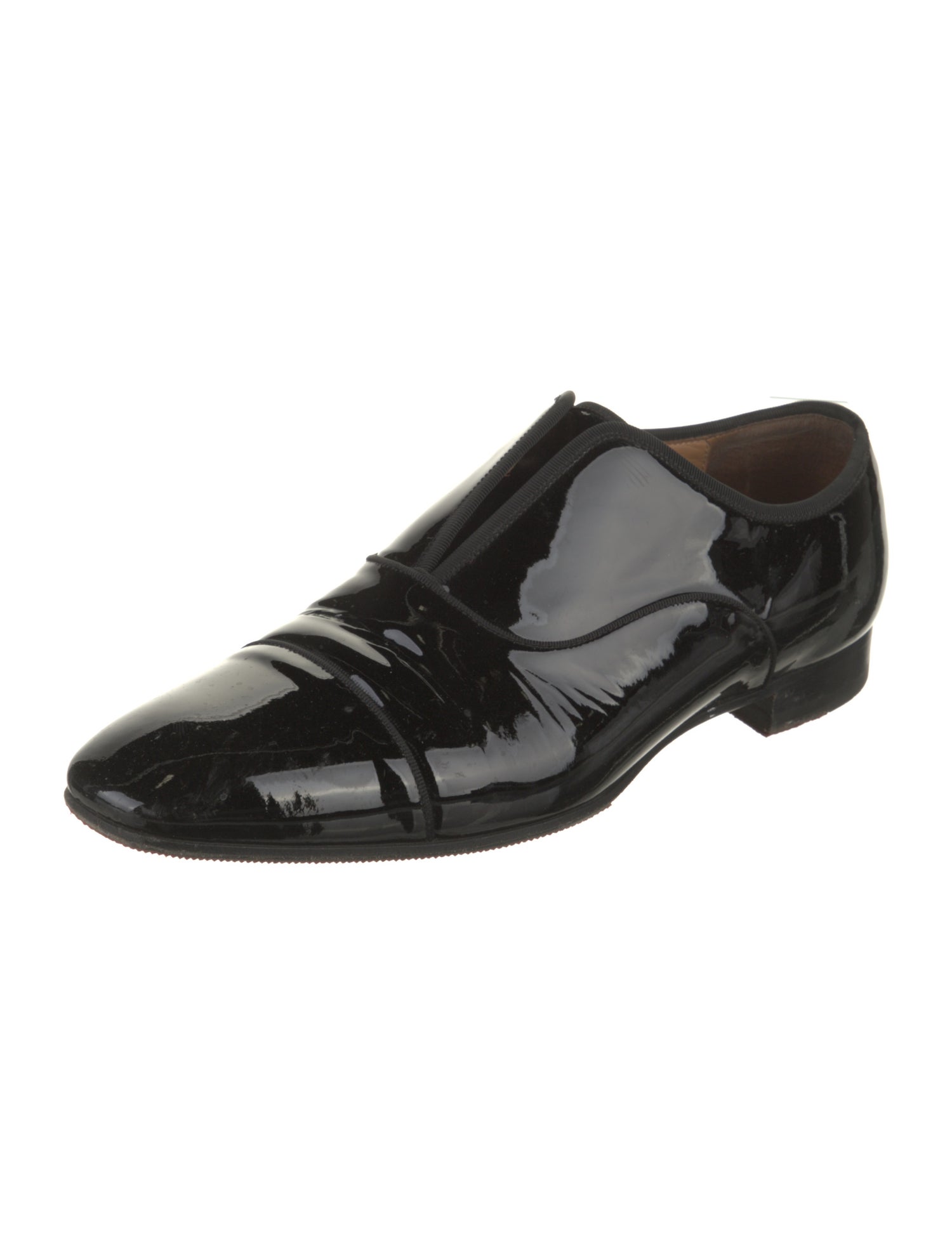 Christian Louboutin Patent Leather Dress Loafers