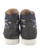 Christian Louboutin Spike Accents Printed Sneakers