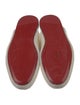 Christian Louboutin Shearling Embroidered Accent Slippers