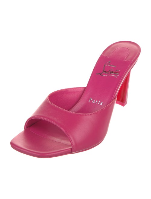 Christian Louboutin Miss Z Patent Leather Slides