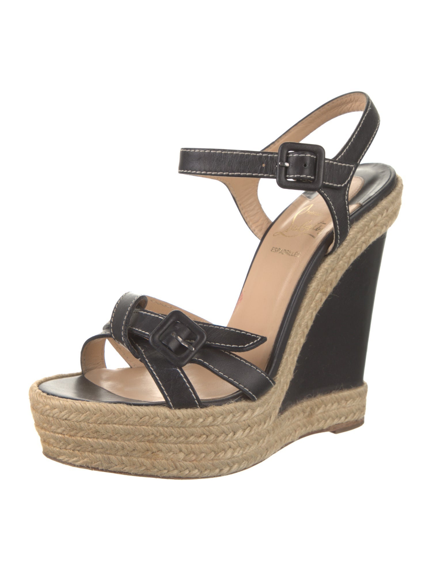 Christian Louboutin Leather Slingback Pumps