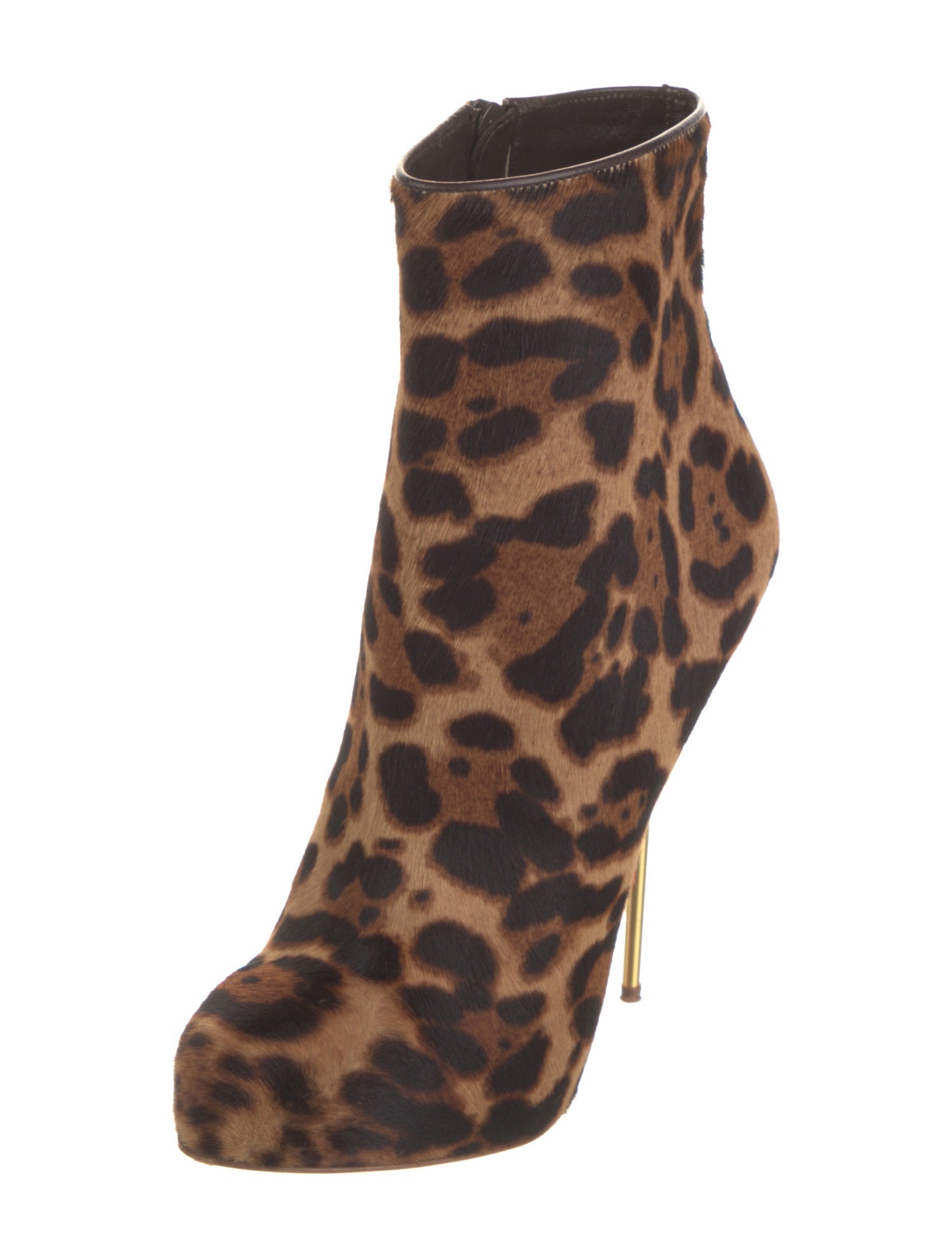 Christian Louboutin Ponyhair Animal Print Boots