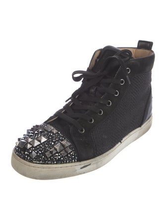 Christian Louboutin Crystal Embellishments Sneakers