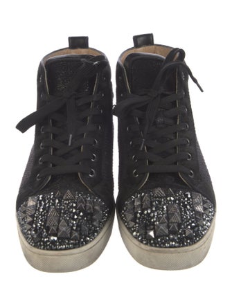 Christian Louboutin Crystal Embellishments Sneakers