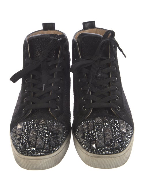 Christian Louboutin Crystal Embellishments Sneakers