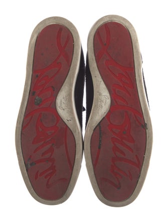 Christian Louboutin Crystal Embellishments Sneakers