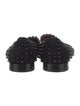 Christian Louboutin Spike Accents Suede Loafers
