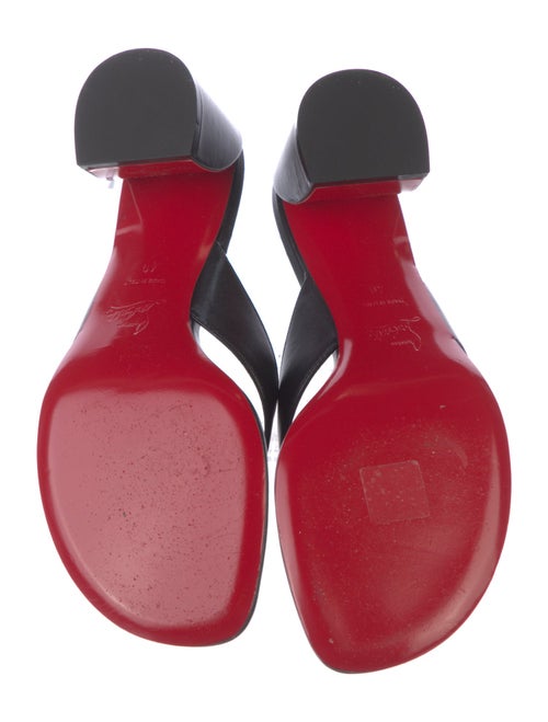 Christian Louboutin Leather Slides