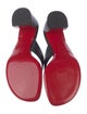 Christian Louboutin Leather Slides
