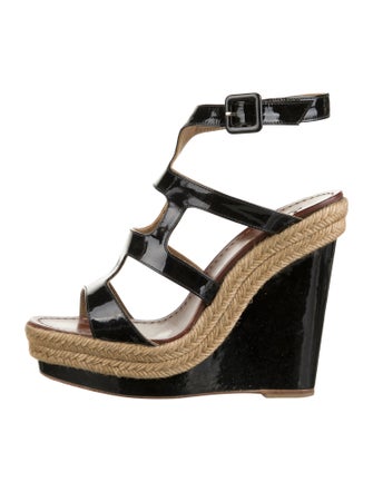 Christian Louboutin Patent Leather Espadrilles