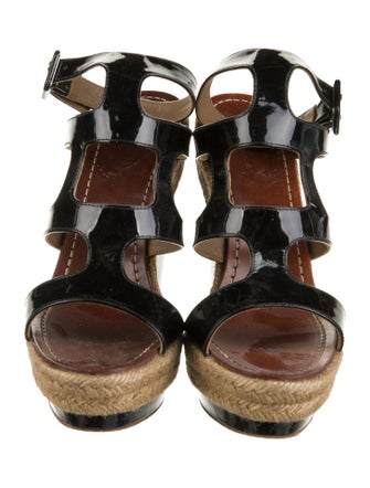 Christian Louboutin Patent Leather Espadrilles