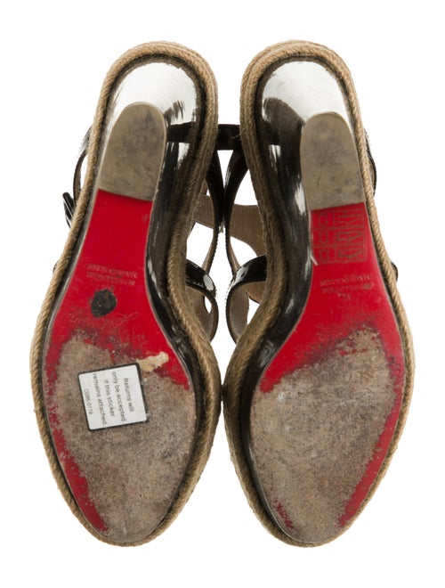 Christian Louboutin Patent Leather Espadrilles