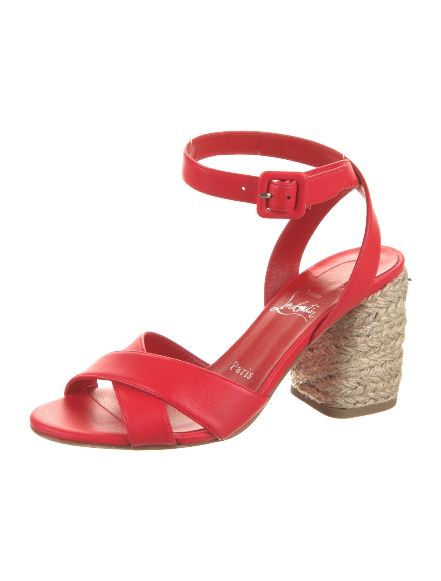 Christian Louboutin Leather Espadrilles