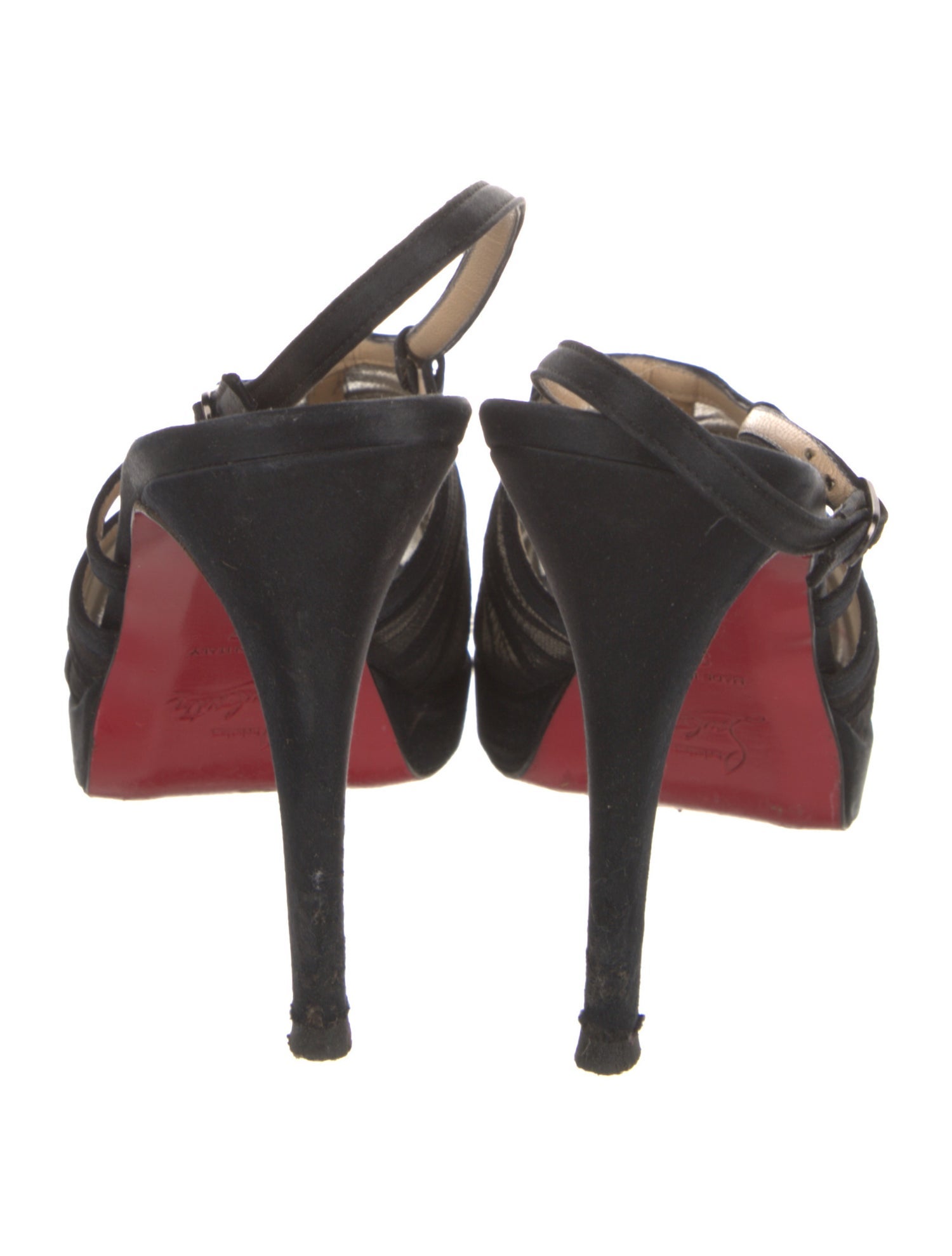 Christian Louboutin Spike Accents T-Strap Pumps