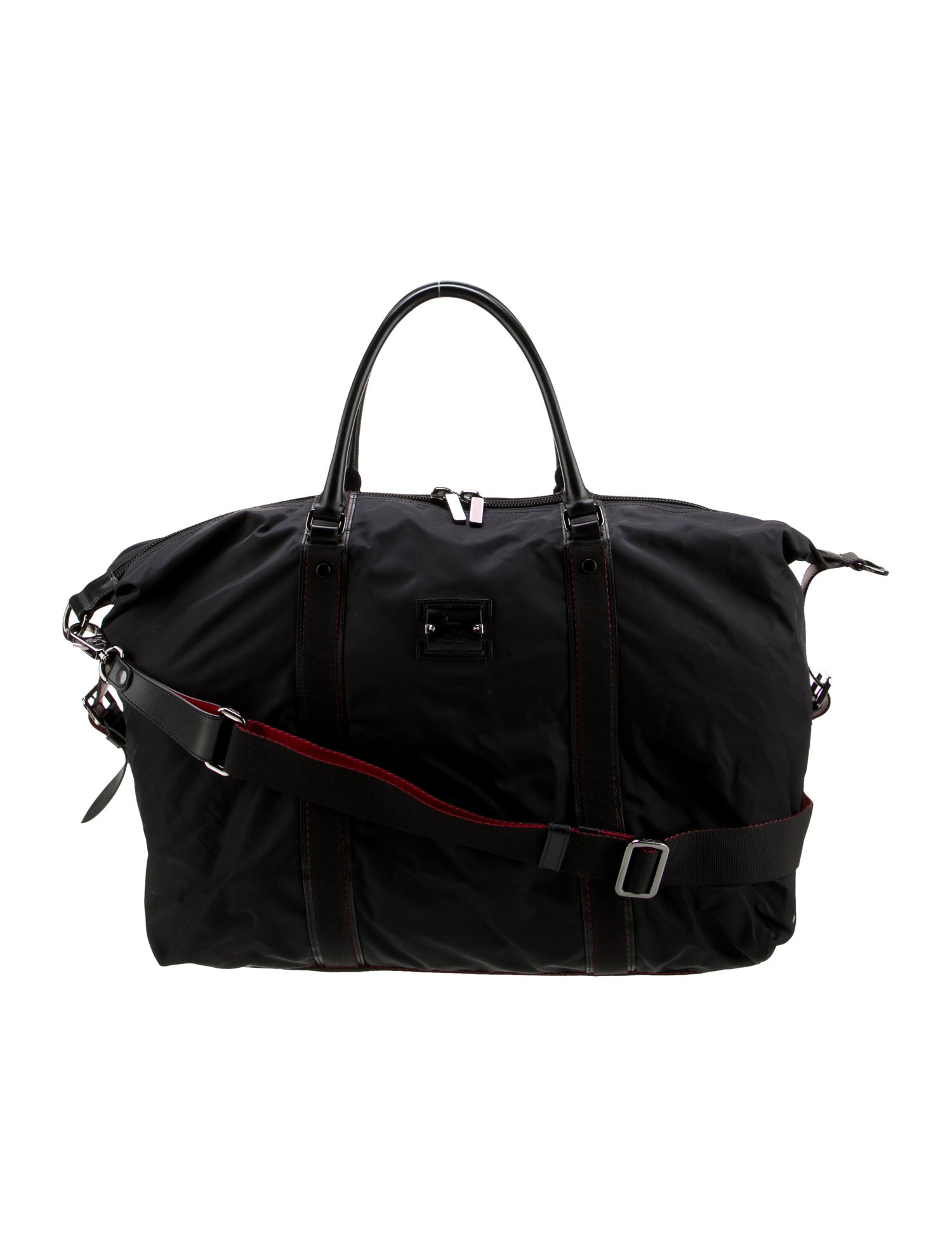 Christian Louboutin Nylon Weekender Bag