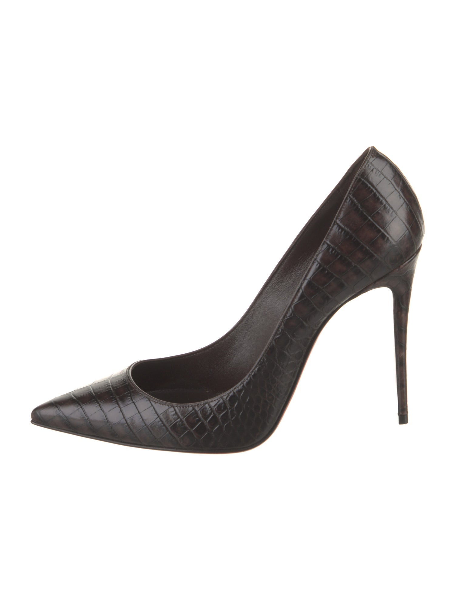 Christian Louboutin Embossed Leather Pumps