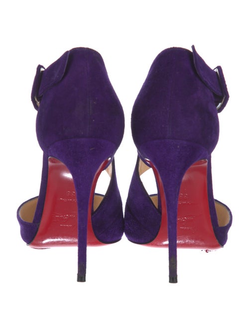 Christian Louboutin Sharpeta 100 Suede Pumps