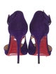 Christian Louboutin Sharpeta 100 Suede Pumps