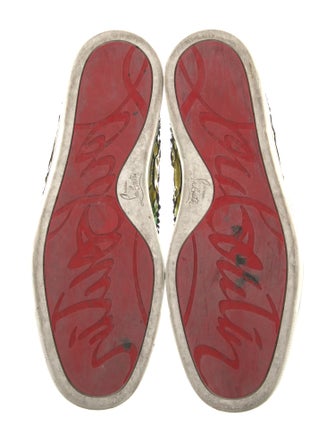 Christian Louboutin Python Animal Print Sneakers