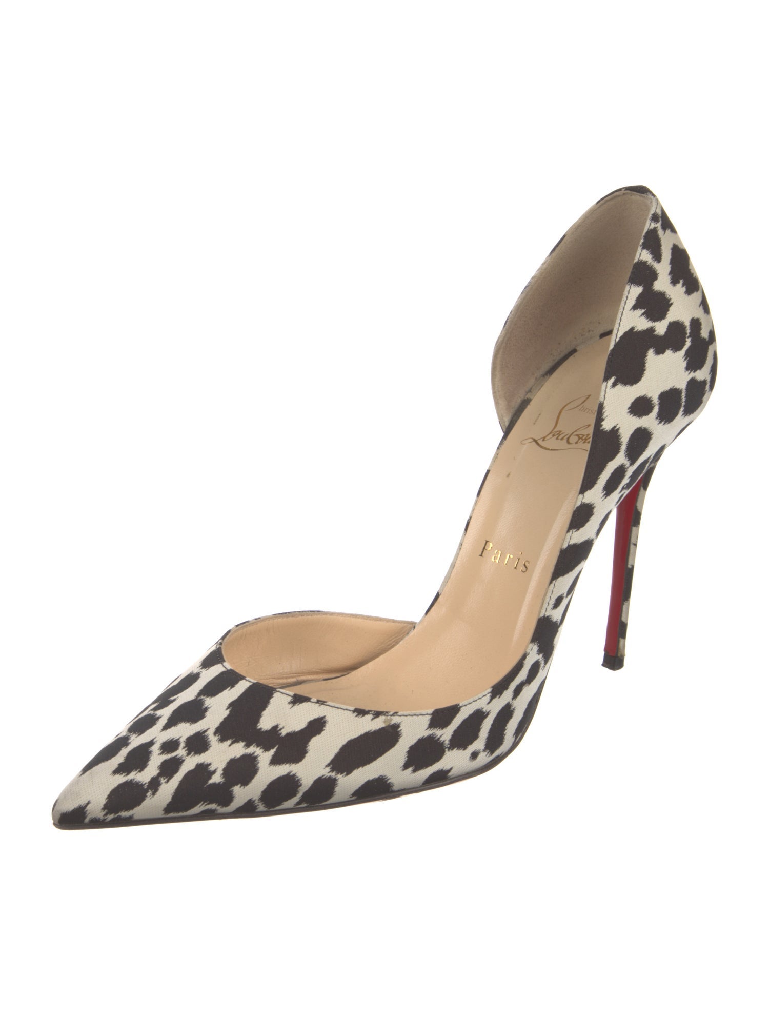 Christian Louboutin Animal Print D'Orsay Pumps