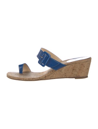 Christian Louboutin Patent Leather Flip Flops