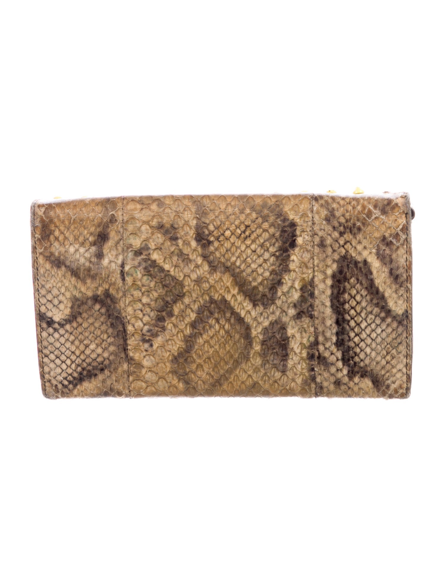 Christian Louboutin Leather Animal Print Wallet