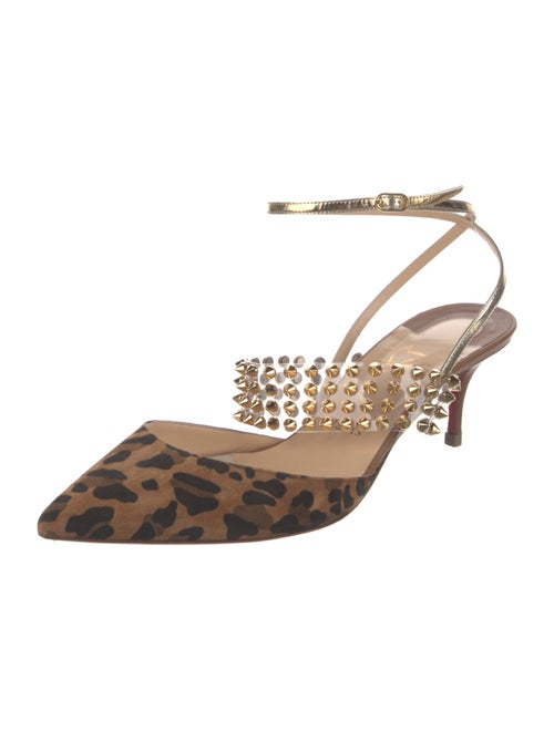 Christian Louboutin Levita 55 Spike Accents Sandals