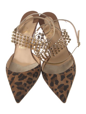 Christian Louboutin Levita 55 Spike Accents Sandals