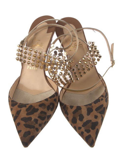 Christian Louboutin Levita 55 Spike Accents Sandals