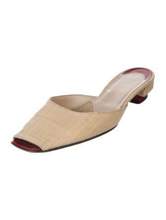 Christian Louboutin Canvas Mules