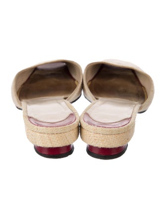Christian Louboutin Canvas Mules