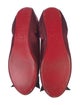 Christian Louboutin Satin Bow Accents Ballet Flats
