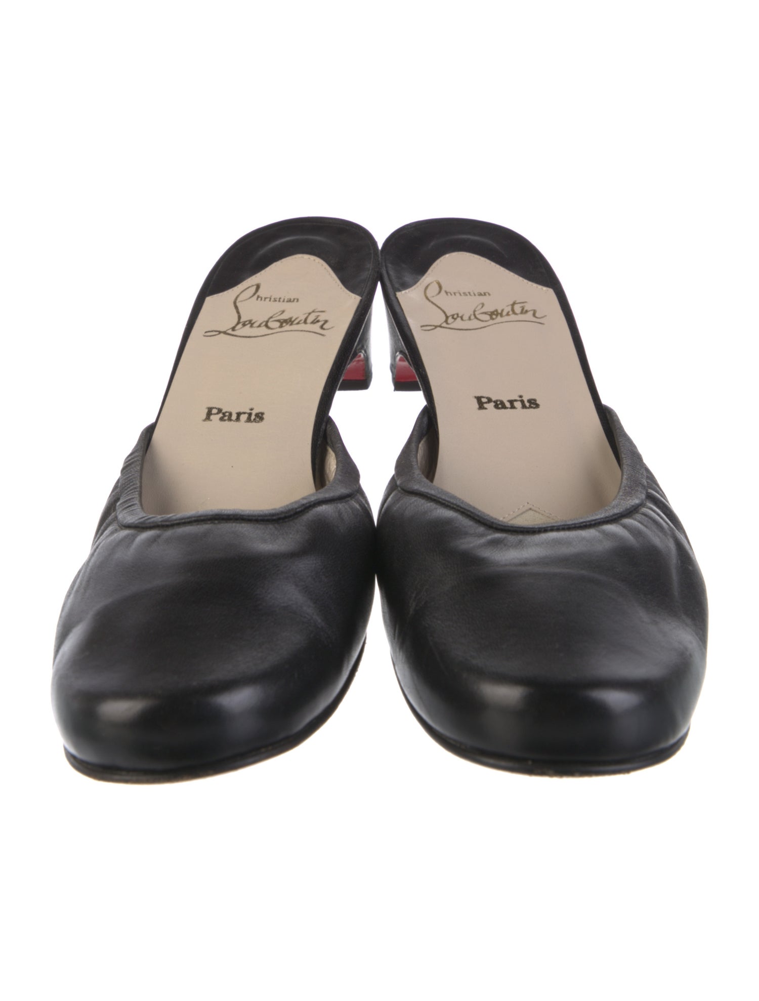 Christian Louboutin Leather Mules