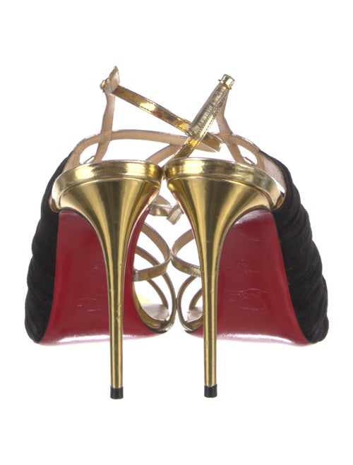 Christian Louboutin Suede Slingback Sandals