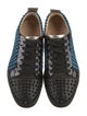 Christian Louboutin Spike Accents Canvas Sneakers