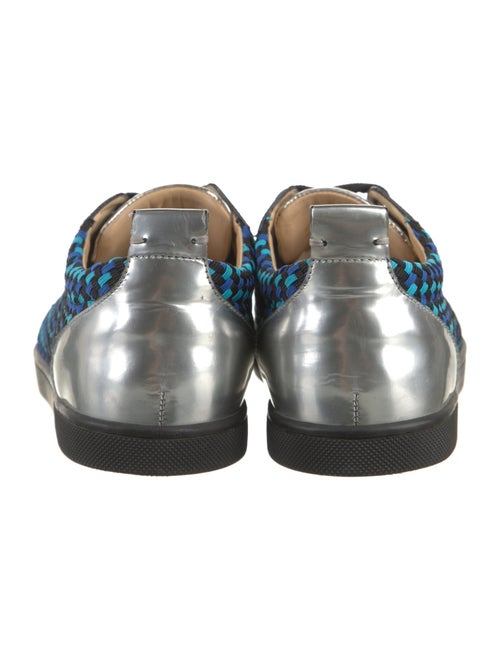 Christian Louboutin Spike Accents Canvas Sneakers