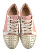 Christian Louboutin Mesh Graphic Print Sneakers